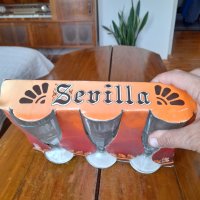 Стари чаши за вино Sevilla, снимка 2 - Антикварни и старинни предмети - 42434820