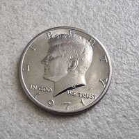 Оригинална монета. САЩ. Половин американски долар  от 1971  . С образа на  JF Kenedi., снимка 6 - Нумизматика и бонистика - 28855445