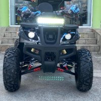 Бензиново ATV 200cc Grizzly Tourist PRO с LED бар - Син камуфлаж , снимка 3 - Мотоциклети и мототехника - 41790882