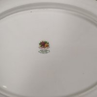 Royal Albert, Old Country Roses, голямо плато овал, снимка 4 - Чинии - 38742069