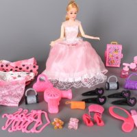 Комплект кукла с куфар - гардероб, снимка 2 - Кукли - 42038026