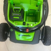 Косачка на батерии Greenworks 46cm, снимка 12 - Градинска техника - 41062527