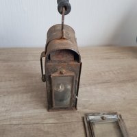 Немска военна окопна лампа WW1, снимка 6 - Антикварни и старинни предмети - 35988581