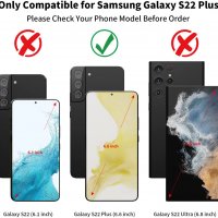  Нов Удароустойчив калъф за телефон с джоб за карти Samsung S22+ Самсунг, снимка 7 - Калъфи, кейсове - 36027776