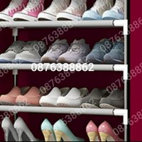 Текстилен Шкаф за Обувки с 9 Реда Водоустойчив  160X60X30СМ , снимка 8 - Шкафове - 41837398