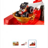 Комплект писта и колички Hot Wheels Monster Trucks 2 в 1, снимка 5 - Коли, камиони, мотори, писти - 40140873