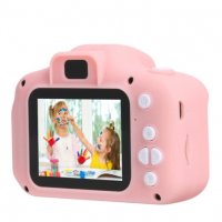 Дигитален детски фотоапарат мини фото камера за снимки и видео в Син и розов цвят, снимка 1 - Фотоапарати - 39579552