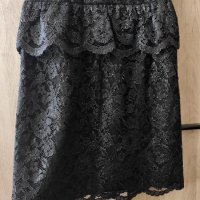 НАМАЛЕНА - DKNY нова рокля от дантела с пеплум в талията, снимка 12 - Рокли - 41084788