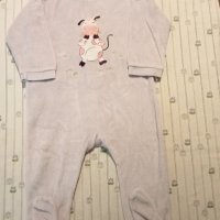 Бебешка плюшена пижама , снимка 1 - Бебешки пижами - 42395815
