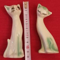 Две порцеланови фигурки, котки. , снимка 8 - Колекции - 44177178