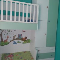 Детско двуетажно легло , снимка 2 - Спални и легла - 40796723