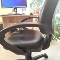  Офис стол - естествена кожа, снимка 6 - Столове за офис - 42562671