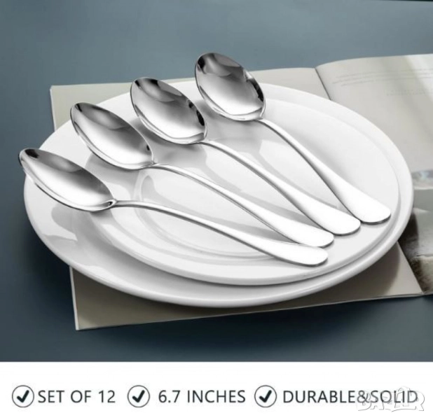 Комплект лъжици Luigi Ferrero Prima, 6 броя, 3 броя, снимка 1