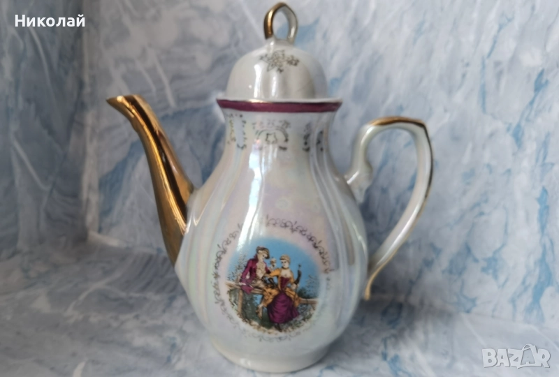 Стара Порцеланова Кана Чайник Япония Japan, снимка 1