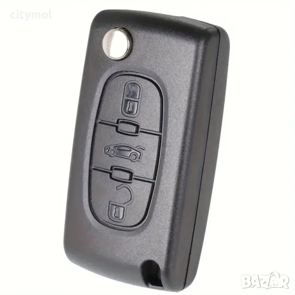 Кутийка за ключ с 3 бутона за Peugeot/Citroen 207 307 308 407 607 Partner Berlingo C2 C3 C4, снимка 1