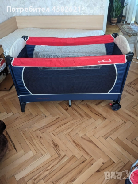 Бебешка кошара сгъваема, снимка 1