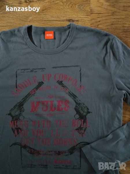 hugo boss orange  - страхотна мъжка блуза 2ХЛ, снимка 1