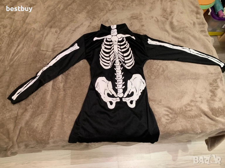 Хелоуин блуза скелет, снимка 1