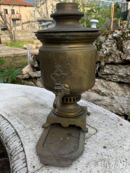 Старинен самовар на въглища от царска Русия , снимка 1
