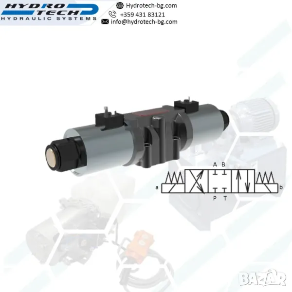 Електромагнитен разпределител CETOP5(NG10) СХЕМА 1, снимка 1