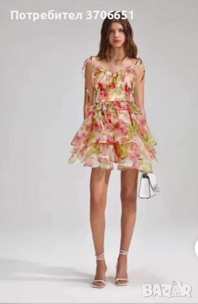 Уникално красива лятна рокля Ягоди, снимка 1