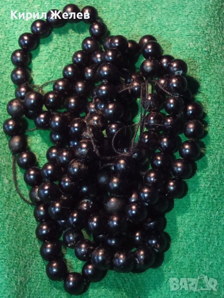 ДЪЛЪГ НАНИЗ СТЪКЛЕНИ КРИСТАЛНИ ТОПЧЕТА КОЛИЕ ГЕРДАН 34698, снимка 1