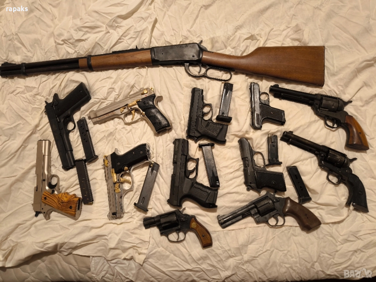 револвер, сигнален, пистолет газов, пушка с халостни, снимка 1