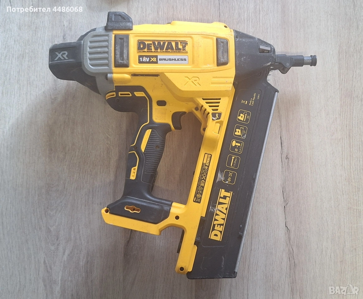 пушка за директен монтаж, dewalt DCN890 такер за бетон и метал, снимка 1