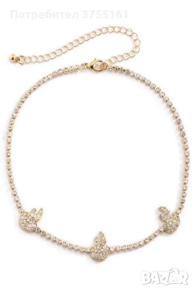 Колие с камъни swarovski, снимка 1