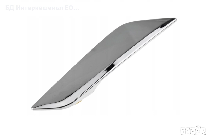 51137349594  Лайстна за преден десен въздуховод калник, BMW, 5 G30 G31, Хром, снимка 1