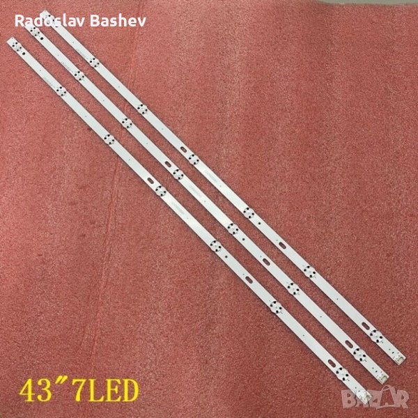 ЛЕД ЛЕНТИ ,LC43490089A,LG Innotek DRT 43inch 431MB_A-Taype LED_ARRAY_Rev0.0, снимка 1