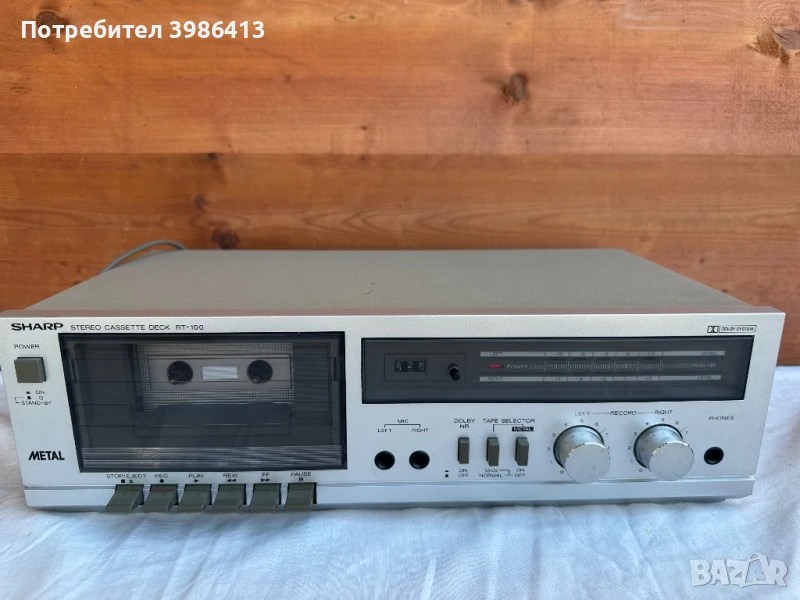 Двуглав касетен дек Sharp RT-100, снимка 1