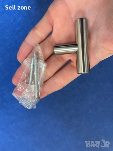 Дръжки за мебели с крепежи – 14 броя (нови), снимка 1