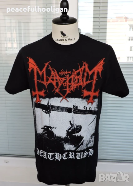 Mayhem Deathcrush T-Shirt OFFICIAL - метъл тениска размер S/M, снимка 1