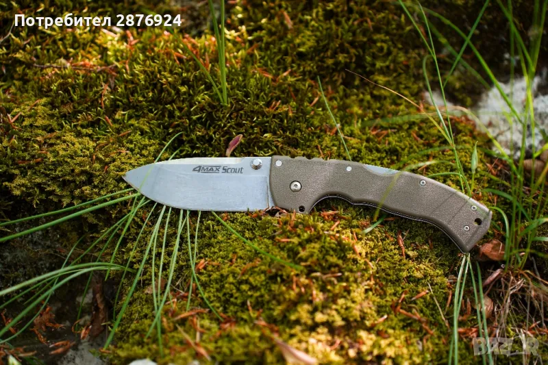 Cold Steel 4‑MAX Scout – сгъваем нож, здрав и надежден, снимка 1