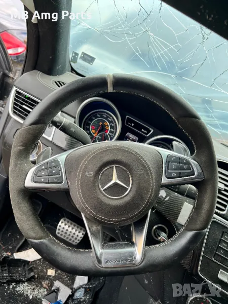 W166 GLE 63s AMG M157 Bang & Olifsen на части Алкантара, снимка 1