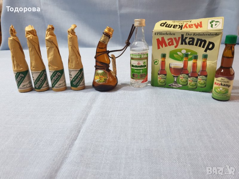 Лот колекционерски мини бутилчици - 10 броя, снимка 1