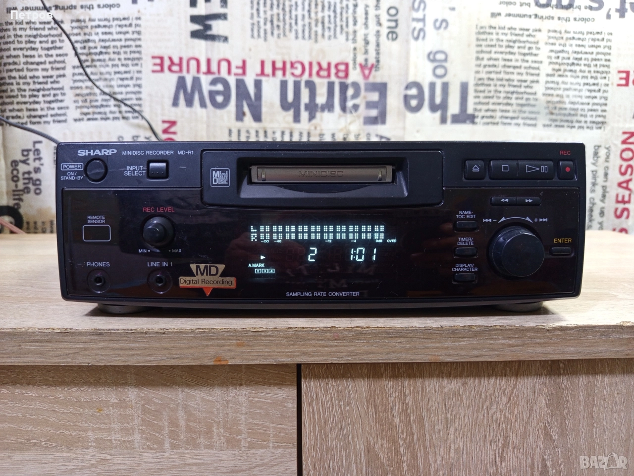 "Sharp"Minidisc Recorder MD-R1, снимка 1