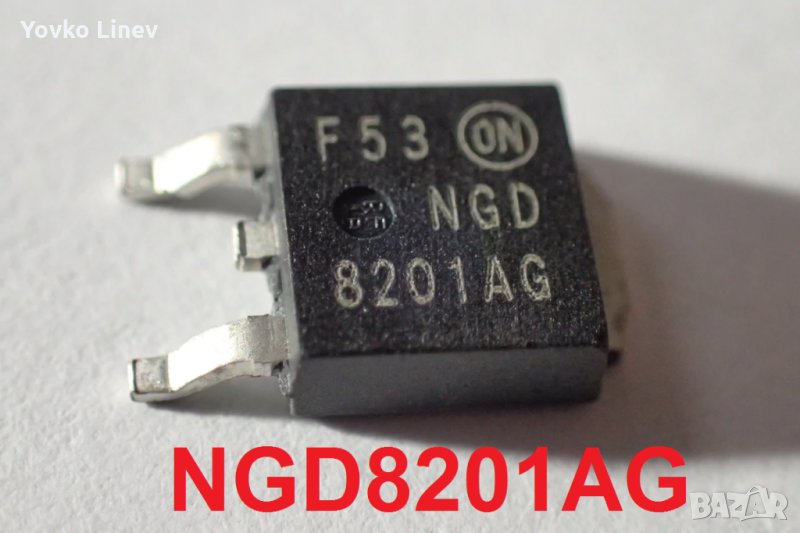 NGD8201AG - Ignition IGBT - 20A / 400V - 2 БРОЯ, снимка 1