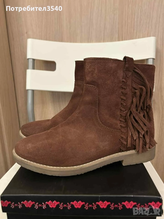 Кафяви боти Зара/Zara, снимка 1