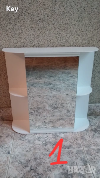 PVC Шкаф за Баня Различни Модели Огледало Водоустойчиви, снимка 1