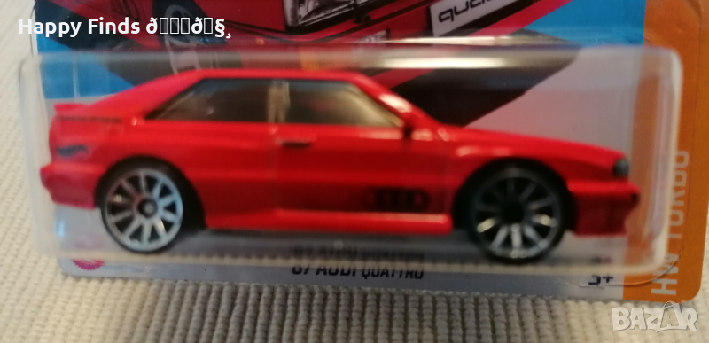 💕🧸 Hot Wheels `87 Audi Quatro HW Turbo, снимка 1