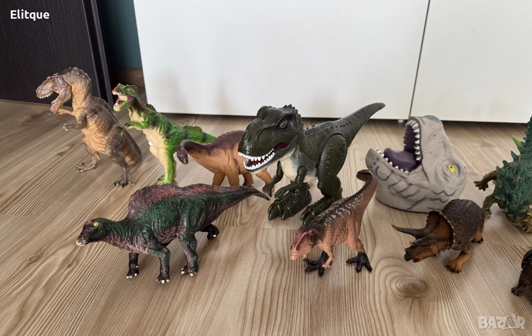 Детски комплект фигурки динозаври със звук – DINOSAUR ERA 6 броя, снимка 1