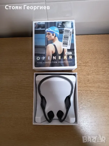 НОВИ Слушалки Open Ear Bone Conduction AS19, слушалки за спорт с 32 GB памет, MP3 костна проводимост, снимка 1