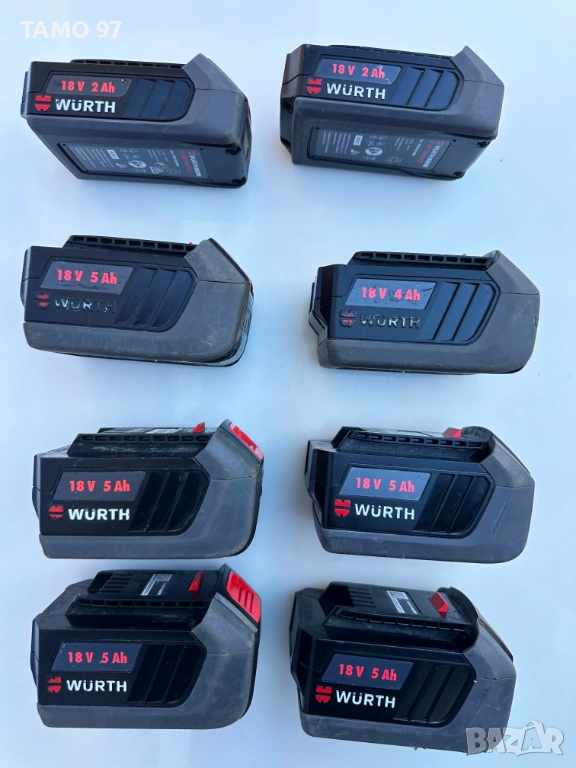Wurth M-Cube - Акумулаторни батерии 18V 2.0Ah 4.0Ah 5.0Ah, снимка 1