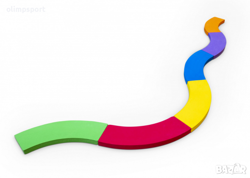 Извита пътека за баланс   KO-VX-KURPFA-6  , снимка 1