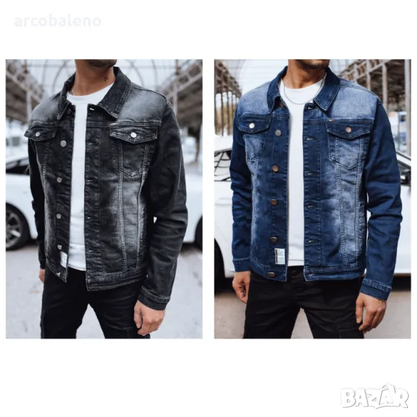 Мъжко дънково яке, 2цвята , снимка 1