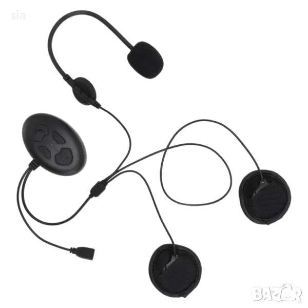 Интерком за каска, Блутут Слушалки за Мото Каска, мотоциклет за1 каски, снимка 1