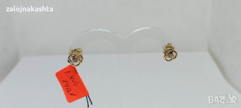 Нови Детски Златни обеци-1,40гр/14кр, снимка 1