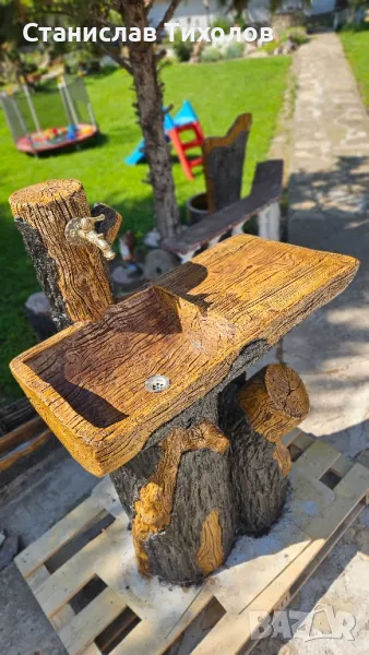 Градински чешми от щампован бетон, снимка 1